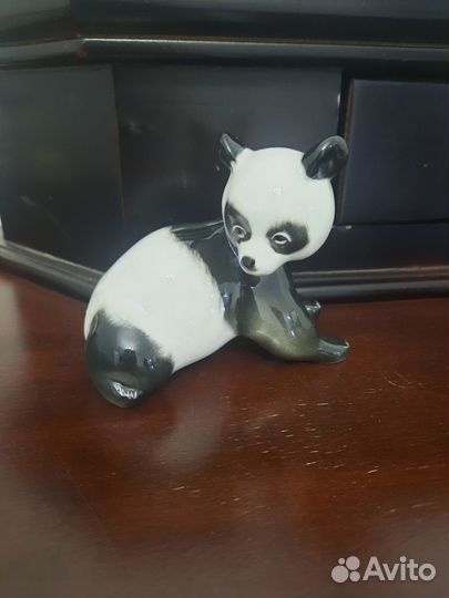 Панда, лфз,фарфор,статуэтка