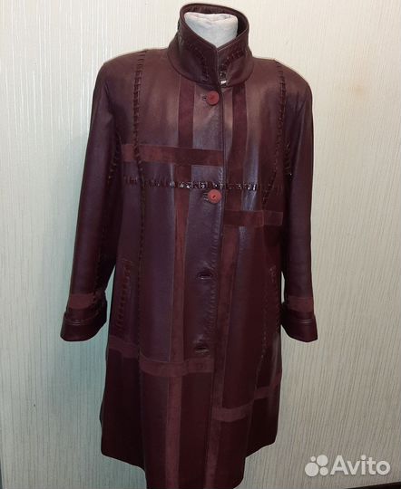 Кожаный плащ