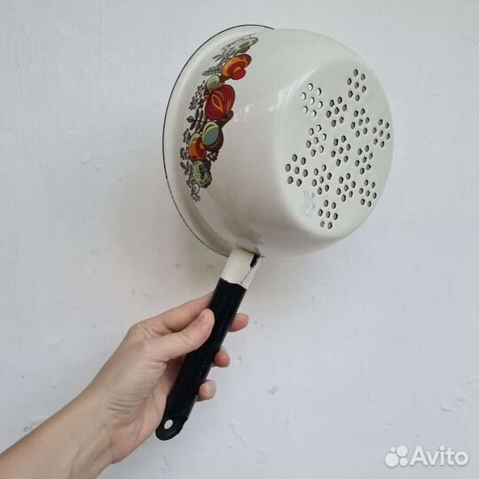 Дуршлаг эмалированный