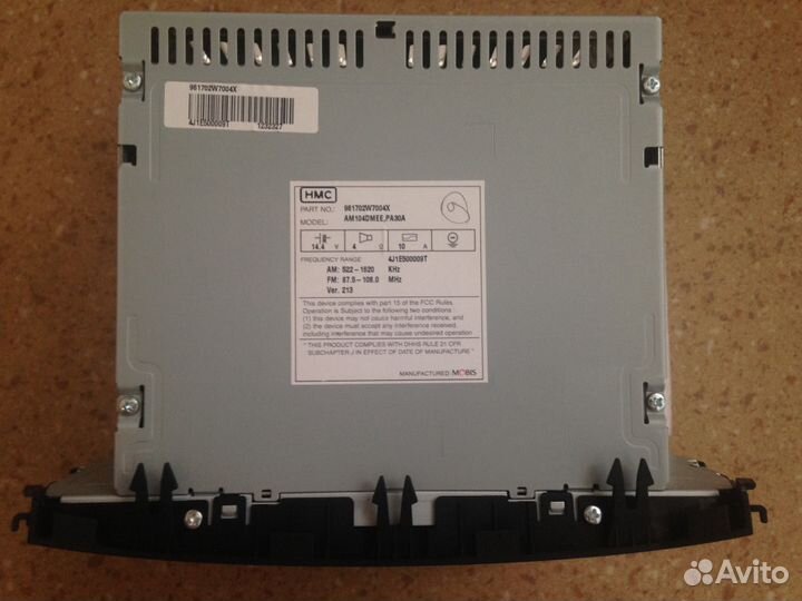 Штатная магнитола AM104dmee PA30A Hyundai Santa Fe