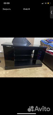 Стеклянная тумба