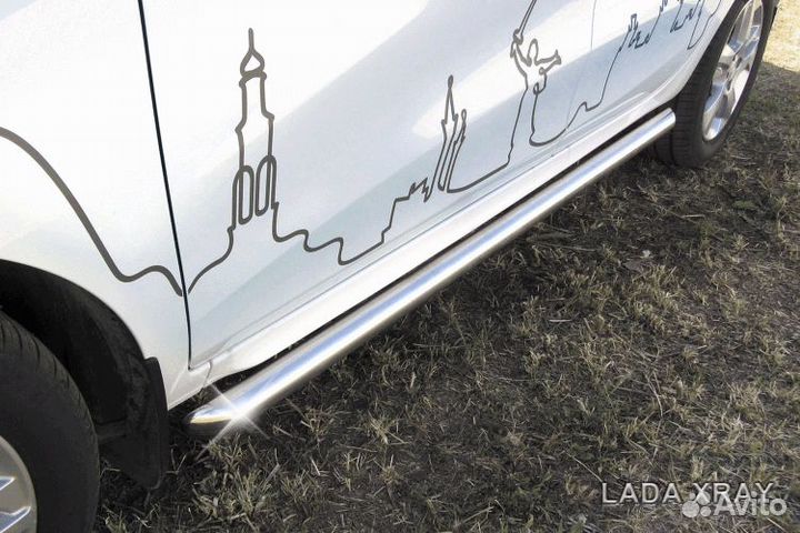 Защита порогов LADA xray