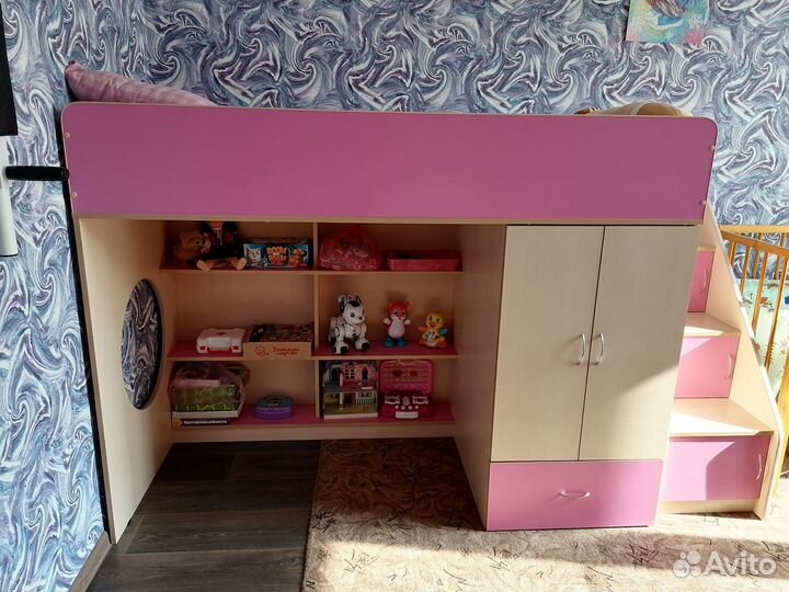 Детская кровать чердак