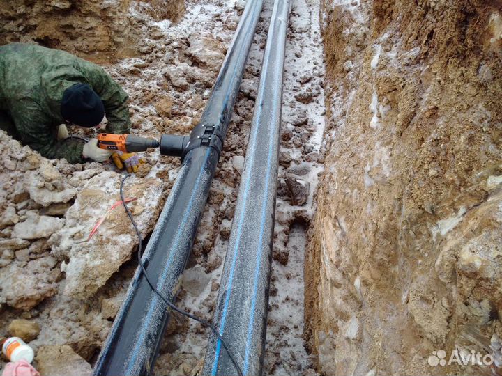 Подключение дома к водопроводу