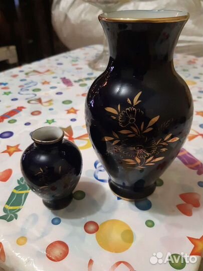 Ваза кобальт