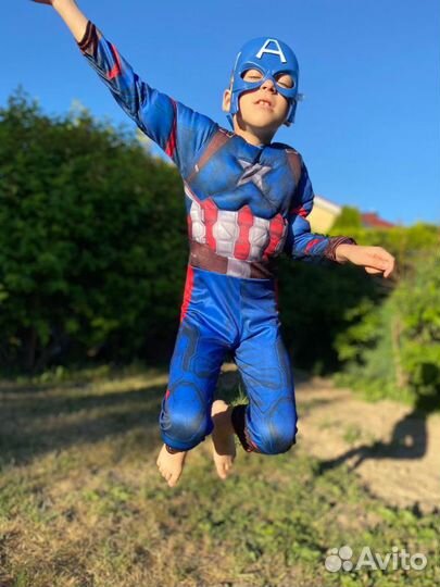 Карнавальный костюм капитан америка марвел