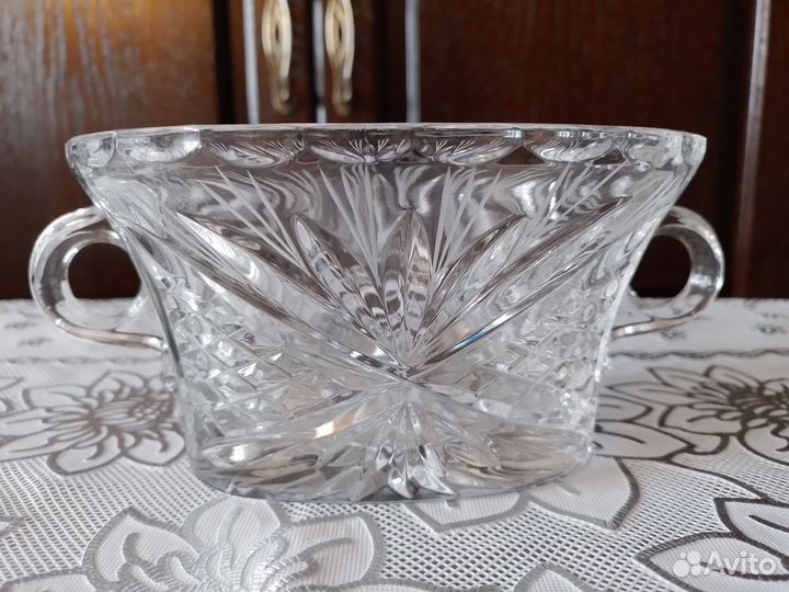Вазочка хрустальная советских времен