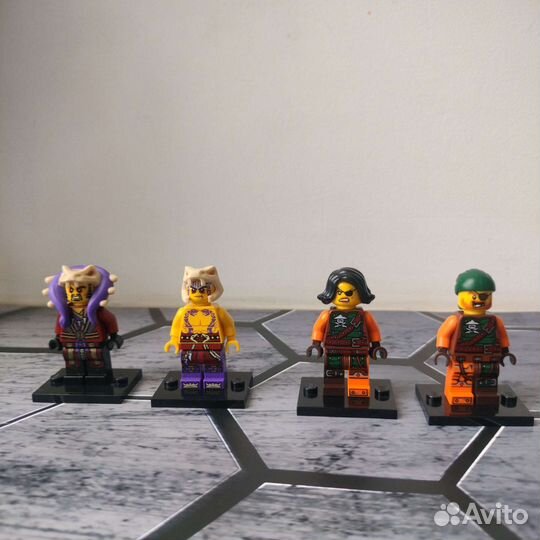 Lego ninjago минифигурки Серпентина Скелеты Вермил
