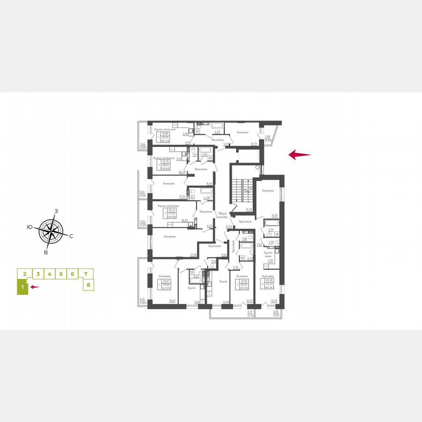 1-к. квартира, 35 м², 5/5 эт.