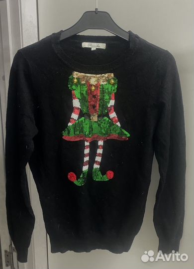Детский новогодний свитер