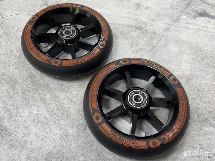 Колеса для трюкового самоката District 120mm