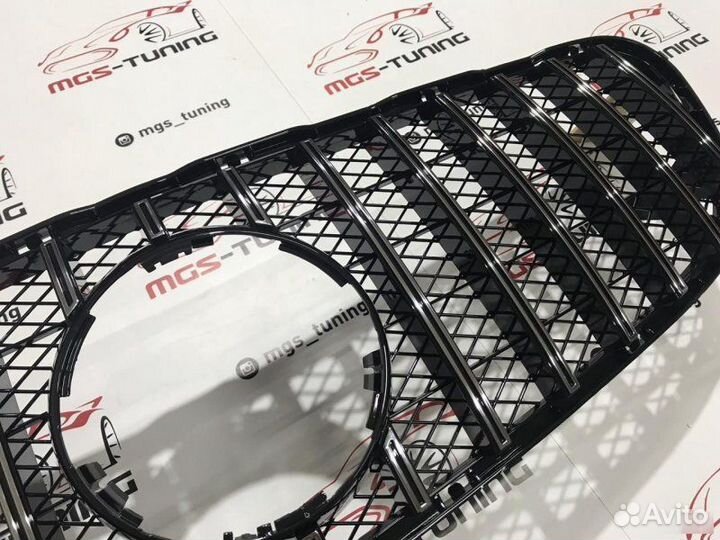 Решетка на Mercedes GLA GT Style Black 13-16г