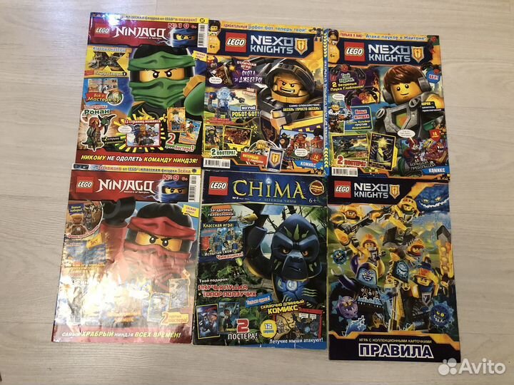 Журналы lego, scooby-doo, трансформеры и др