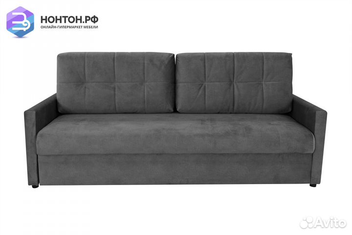 Диван еврокнижка Норд темно-серый