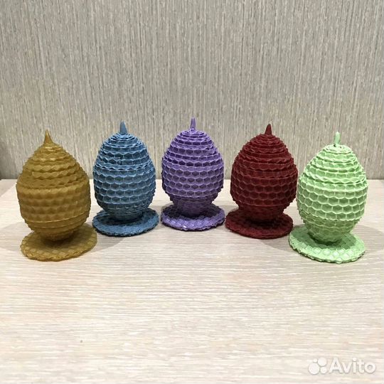 Свечи ручной работы из вощины