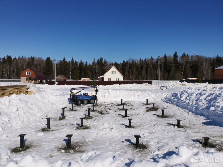 Винтовые сваи продажа монтаж