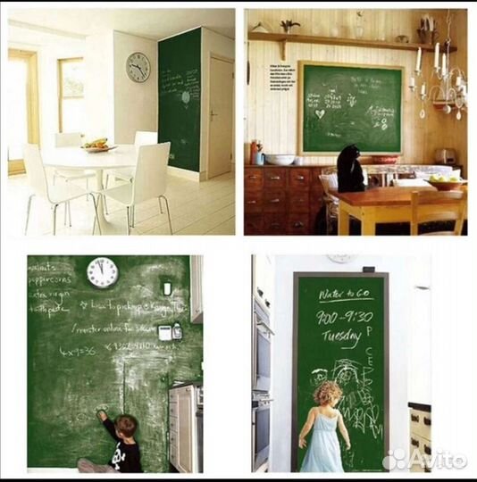 Доска для рисования мелом Зеленая