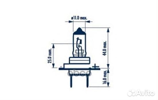 Лампа H7 12V 55W PX26d Range Power +90 48047 N