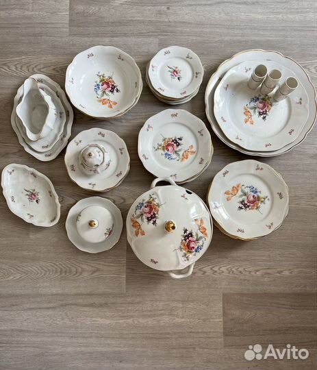 Сервиз столовый Bohemia Чехо-Словакия