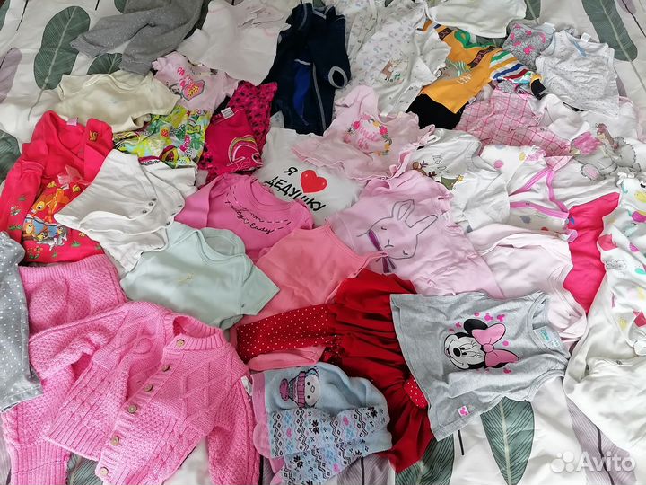 Детские вещи на девочку размеры 68-76