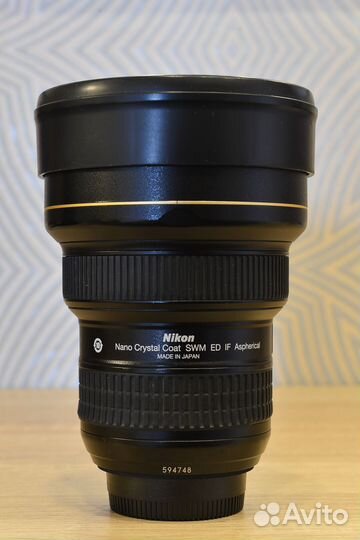Объектив 14-24mm f/2.8G ED AF-S Nikkor