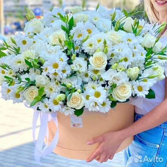 Коробки с цветами