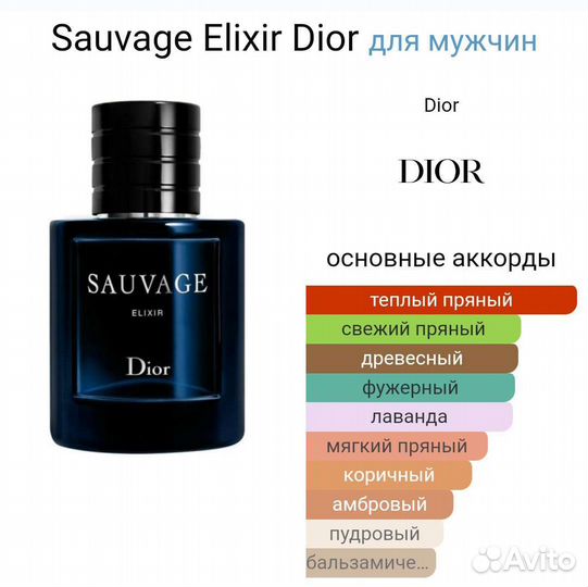 Sauvage Elixir Dior 60 мл