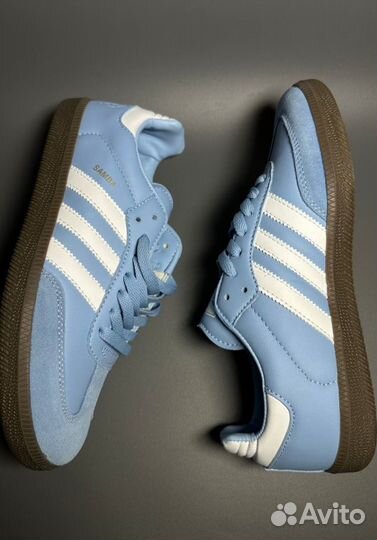 Кроссовки Adidas Samba Blue Premium