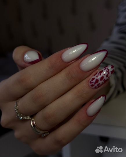 Маникюр наращивание ногтей