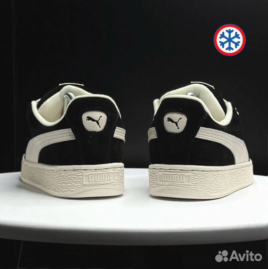 Кроссовки зимние Puma Suede XL black label