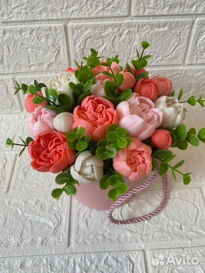 Пионы из мыла