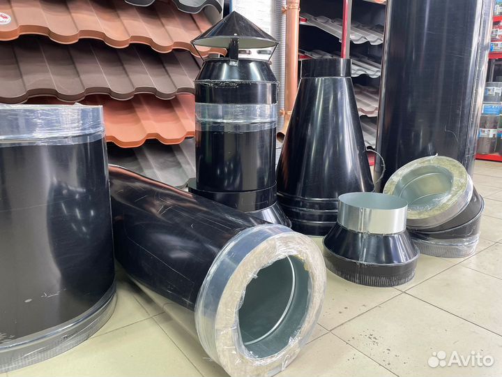 Труба Сендвич для дымохода 150*220 (все размеры)