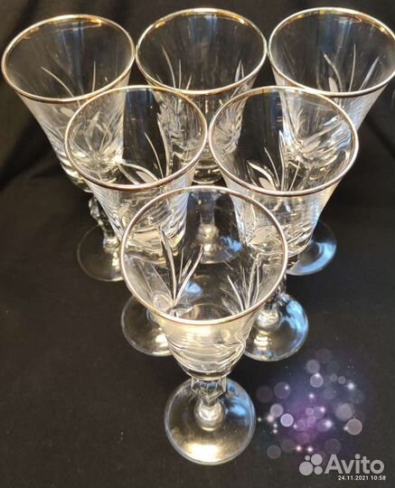 Хрустальные бокалы для вина