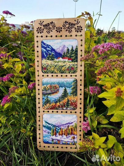 Картина вышитая крестом