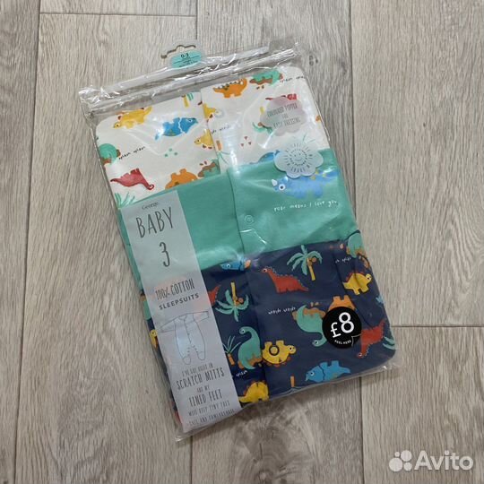 Слипы George Англия 0-3 мес