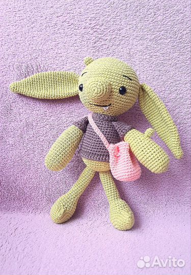 Вязаная игрушка Добрый гоблин