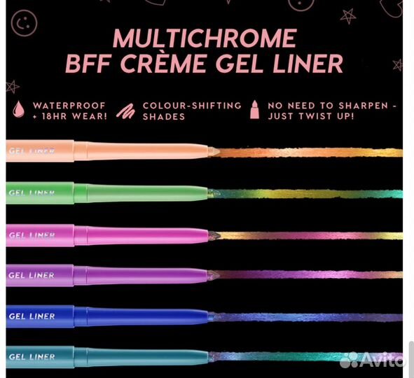 Colourpop мультихромный гелевый карандаш для глаз