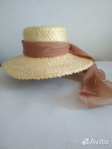 Шляпа соломенная