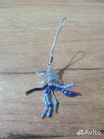 Брелок медуза. Ручная работа