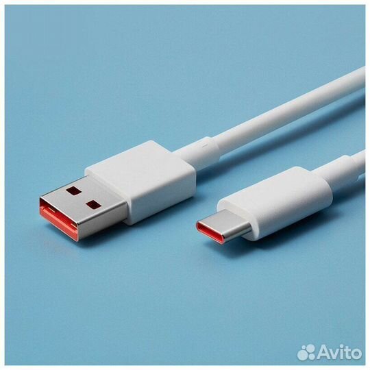 Кабель Xiaomi USB Type-С 6A Fast Charging Белый