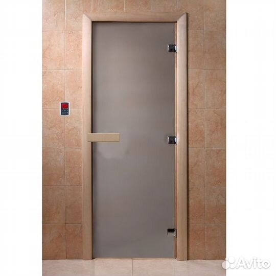 Дверь Везувий Эконом-Стандарт Матовая Бесцветная