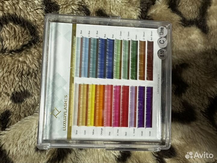 Цветные ресницы для наращивания