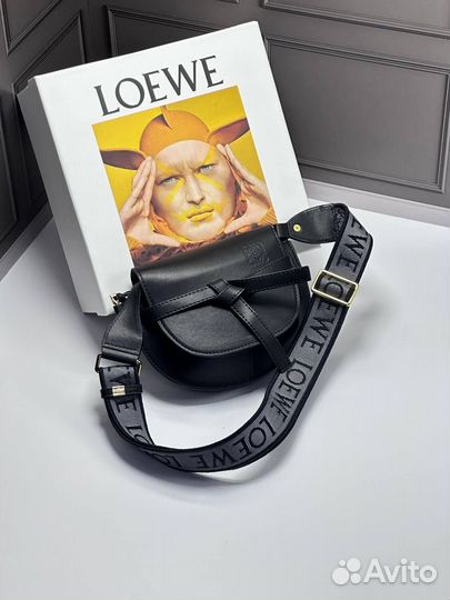 Сумка loewe 2 размера кожа