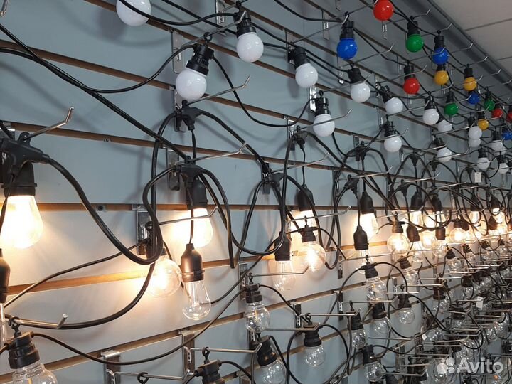 Ретро гирлянда уличная