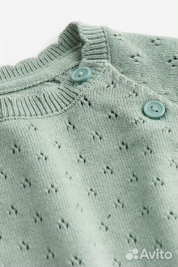 Вязаный костюм hm 68 92 свитер штаны на весну