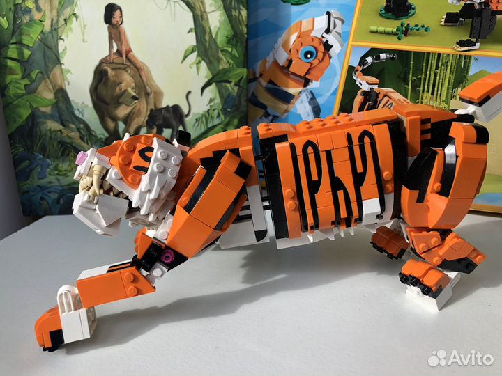 Конструктор lego Creator 31129 Тигр бу 3в1