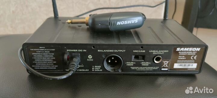 Беспроводная радиосистема samson cr77 n3