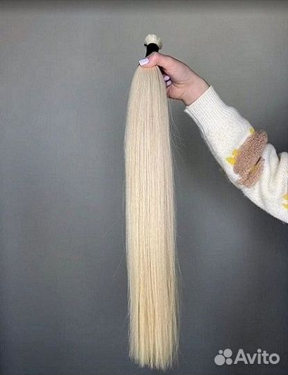 Волосы для наращивания 77 см блонд, черные, русые