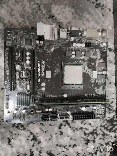 Материнская плата fm2+ (проц+озу+кулер)