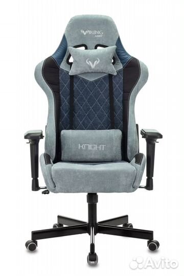 Кресло игровое Бюрократ viking 7 knight BL fabric
